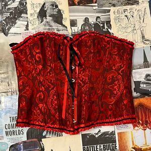 Red Lace Corset